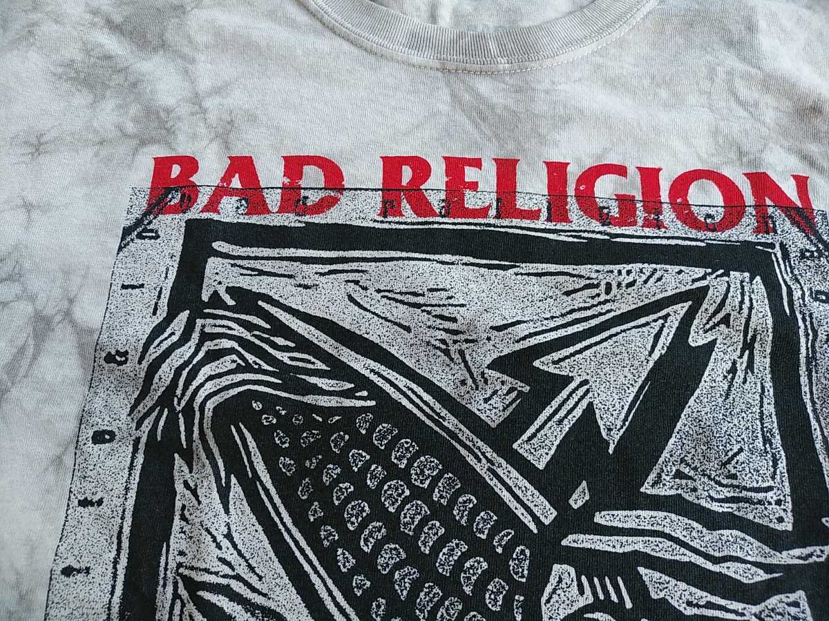 BAD RELIGION タイダイTシャツ against the grain ベージュL / offspring rancid pennywise nofx green day sublime operation ivy_画像2