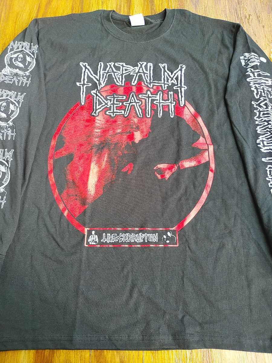 セールSALE☆ REPULSION US vintage ロンT NAPALM ロンT 1991 napalm