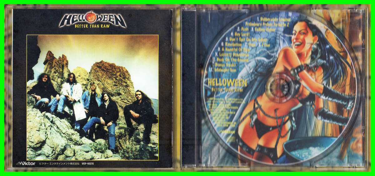  privilege sticker attaching!. production PowerMetal{ domestic record with belt CD}HELLOWEEN( Halloween )/Better Than Raw!PINK CREAM 69!GAMMA RAY!MASTERPLAN