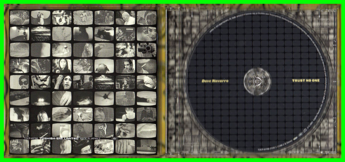 ♪米国産Rock≪国内盤帯付CD≫DAVE NAVARRO(デイヴ・ナヴァロ)/Trust No One♪JANE'S ADDICTION♪RED HOT CHILI PEPPERS_裏ジャケット/CD