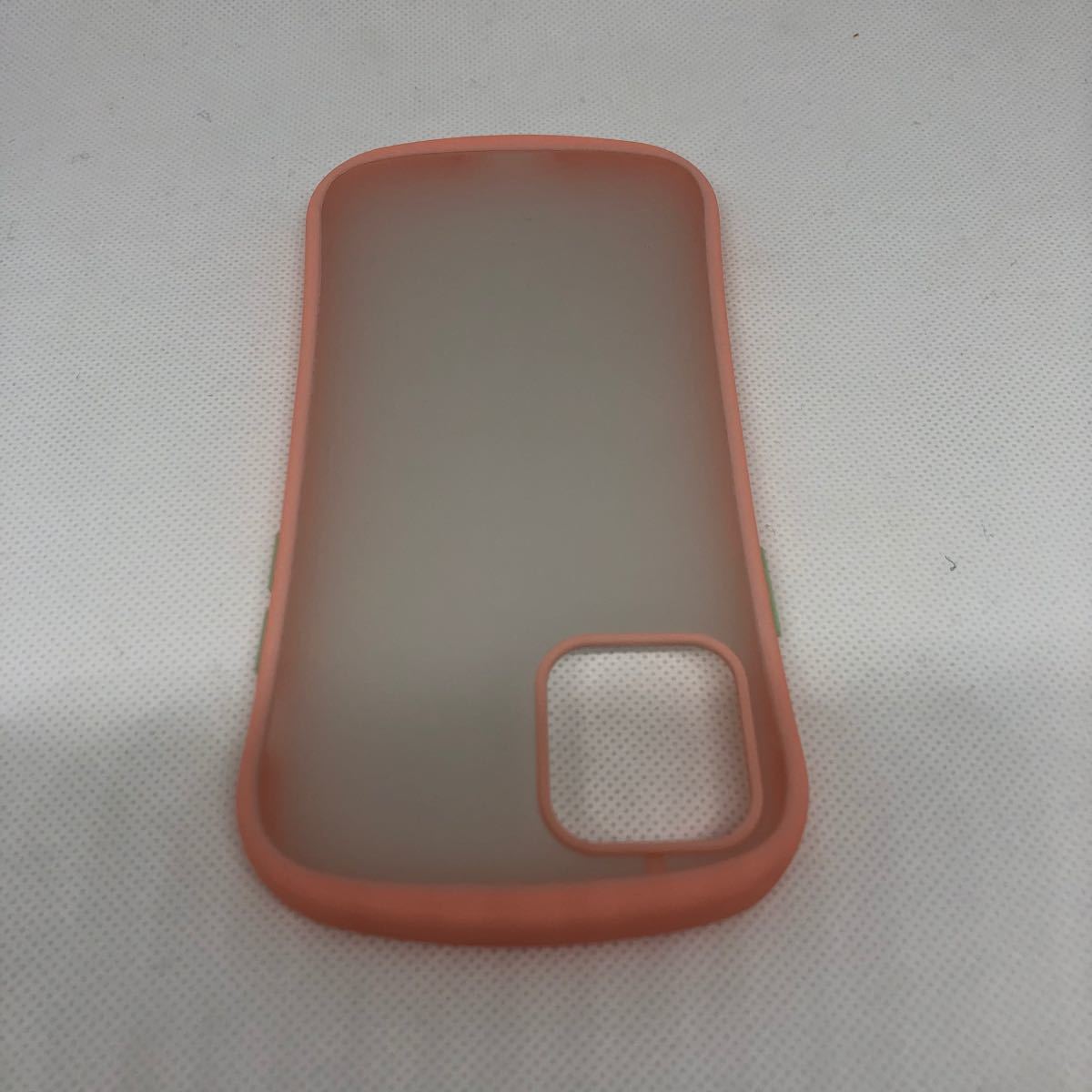 iPhone12ProMax ケース　S-ライン曲線美 指紋防止　ピンク