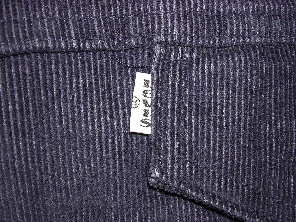 70s USA製 リーバイス Levis 70608 1517 コーデュロイボア ジャケット 36 ネイビー vintage old Gジャン 3rd_画像3