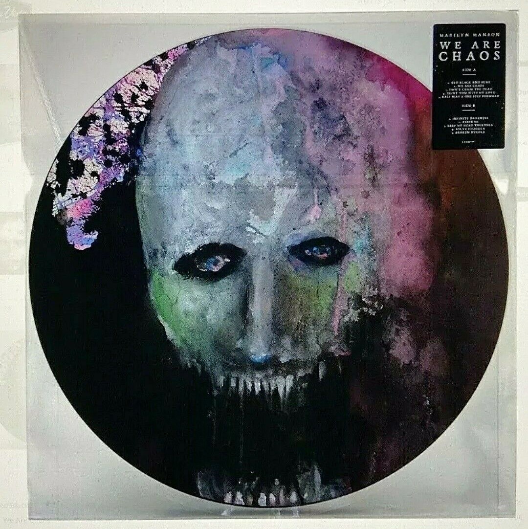 輝い マリリン・マンソン 限定盤 1000枚 レコード ピクチャー CHAOS ...