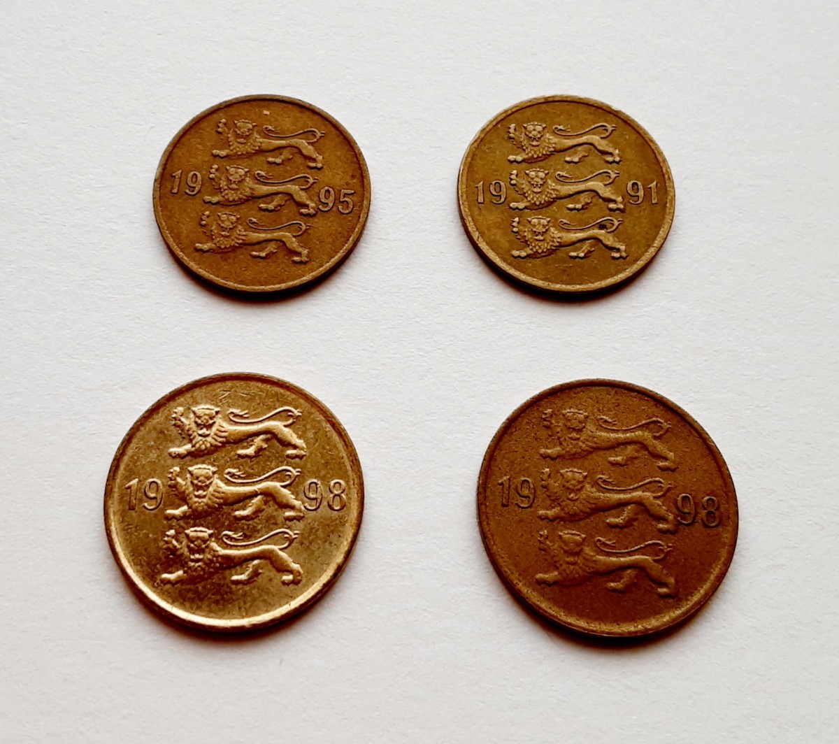 エストニア 旧硬貨 Estonia バルト 三国