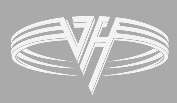 PayPayフリマ｜Van Halen ロゴステッカー ビニール製 ホワイト #USTICKER-EVHNWLO-WH