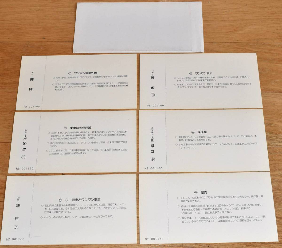 大井川鉄道 電車ワンマン化記念乗車券・入場券 1985年（昭和60年）_画像10