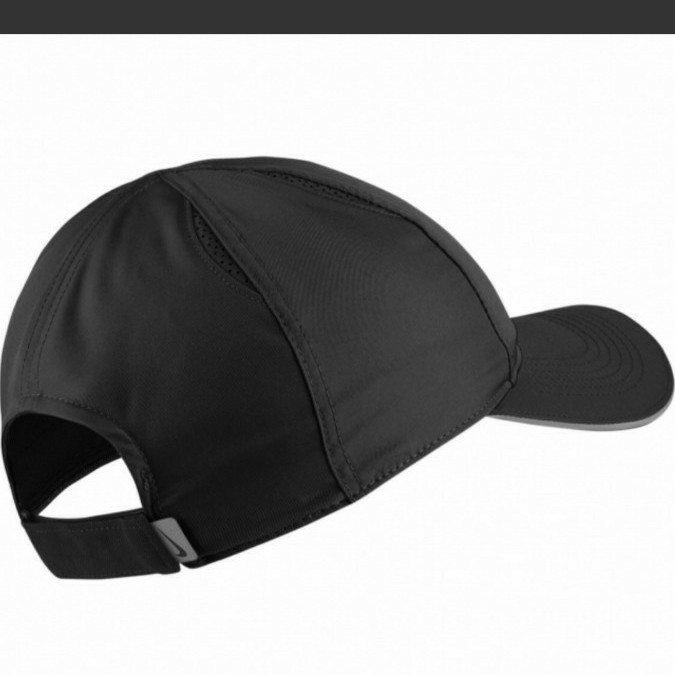 NIKE ナイキ ランニング フェザーライトキャップ ラン 帽子 ブラック 黒