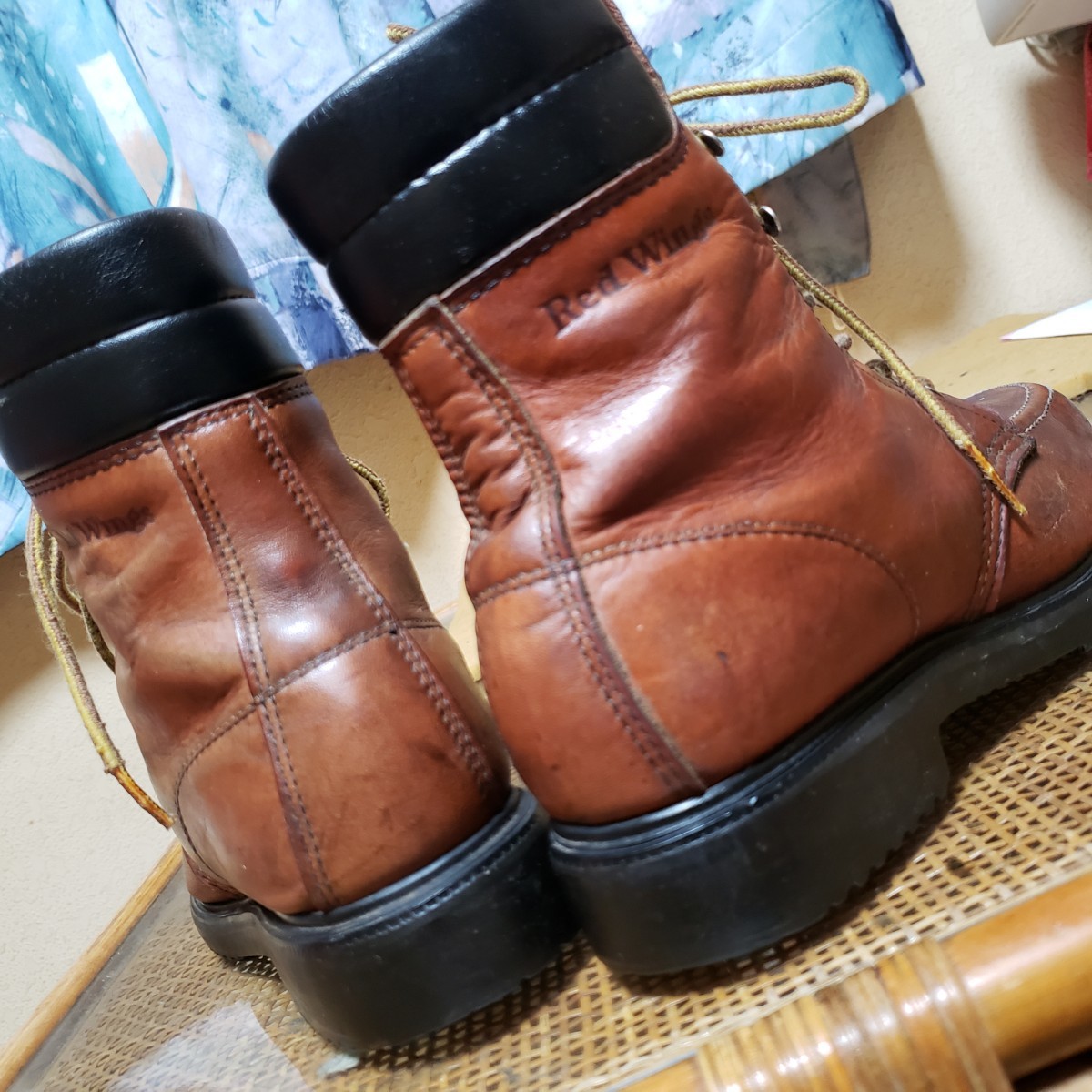 ヴィンテージ羽タグ REDWING レッドウイング 1614 スーパーソール 8B 皮革 super sole ブーツ boots ヴィンテージ羽タグ REDWING レッドウイング 1614 スーパーソール 8B 皮革 super sole ブーツ boots