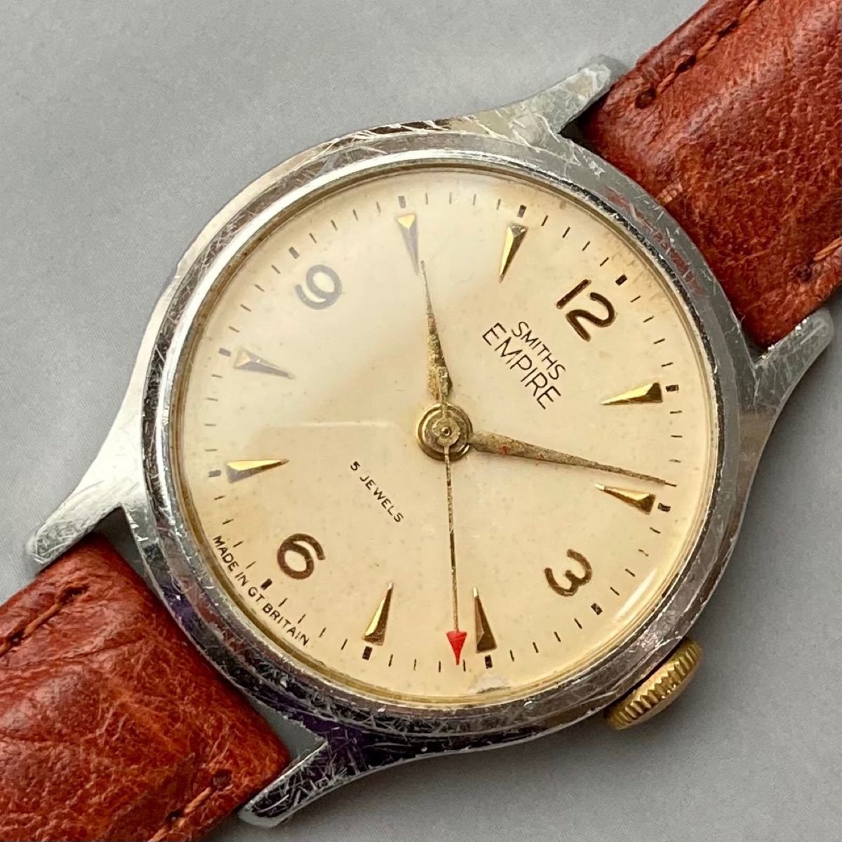 □動作良好□スミス エンパイア アンティーク 腕時計 1950年代 手巻き