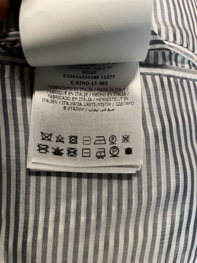 傑作 MONCLER GAMME BLEU モンクレール ガムブルー ダウン ベスト ダークネイビー 国内正規品 MONCLER #B2_画像6