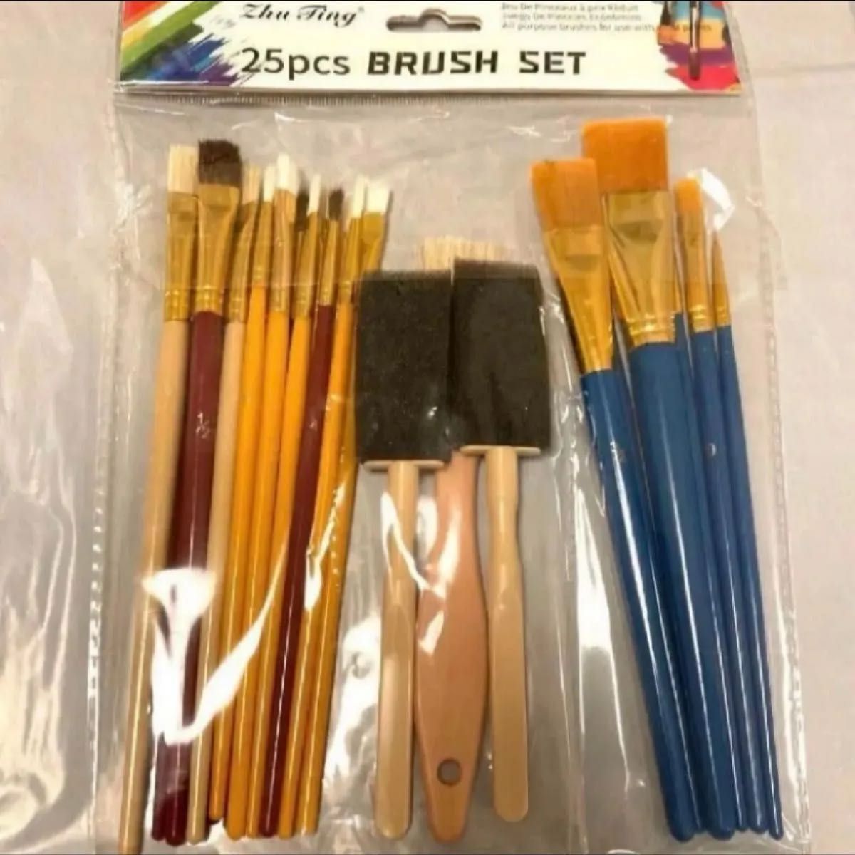 25 шт. комплект краска щетка кисть акварельная живопись губка щетка нейлон масло кисть кисть новый товар не использовался комплект продажа выгода construction творчество творчество зима выходной 