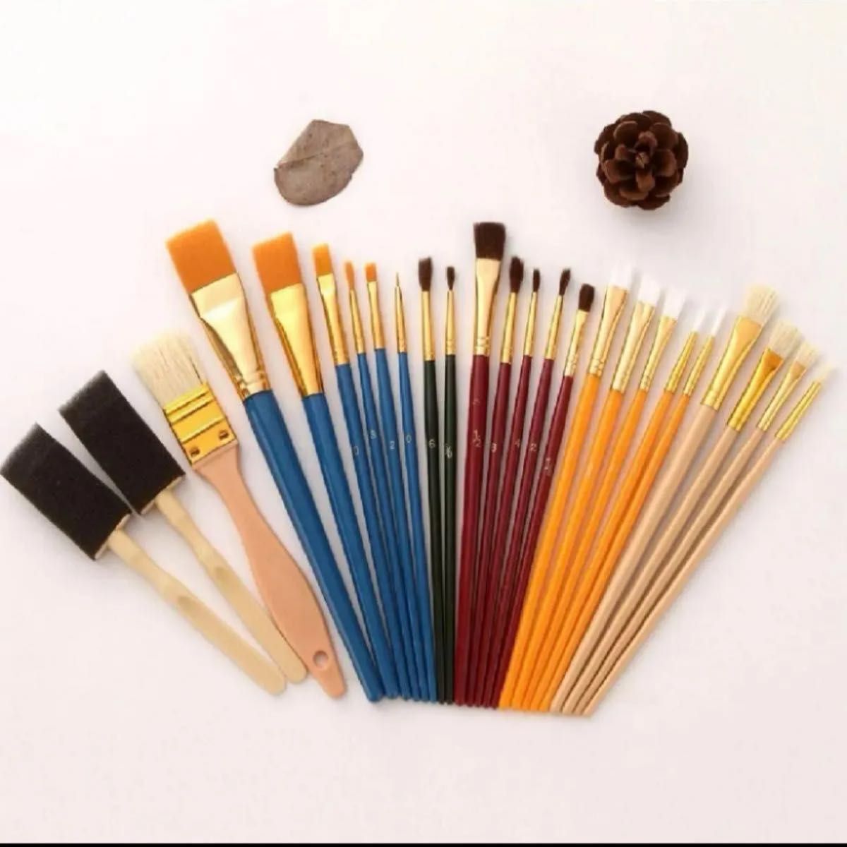 25 шт. комплект краска щетка кисть акварельная живопись губка щетка нейлон масло кисть кисть новый товар не использовался комплект продажа выгода construction творчество творчество зима выходной 