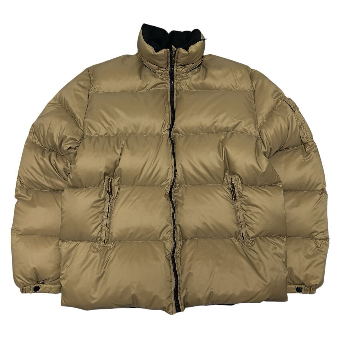 【極美品名作極暖!!!】MONCLER モンクレール ダウン ジャケット バジル フード ベージュ メンズ 3サイズ 着用感XLサイズ ヘビーグース_画像5