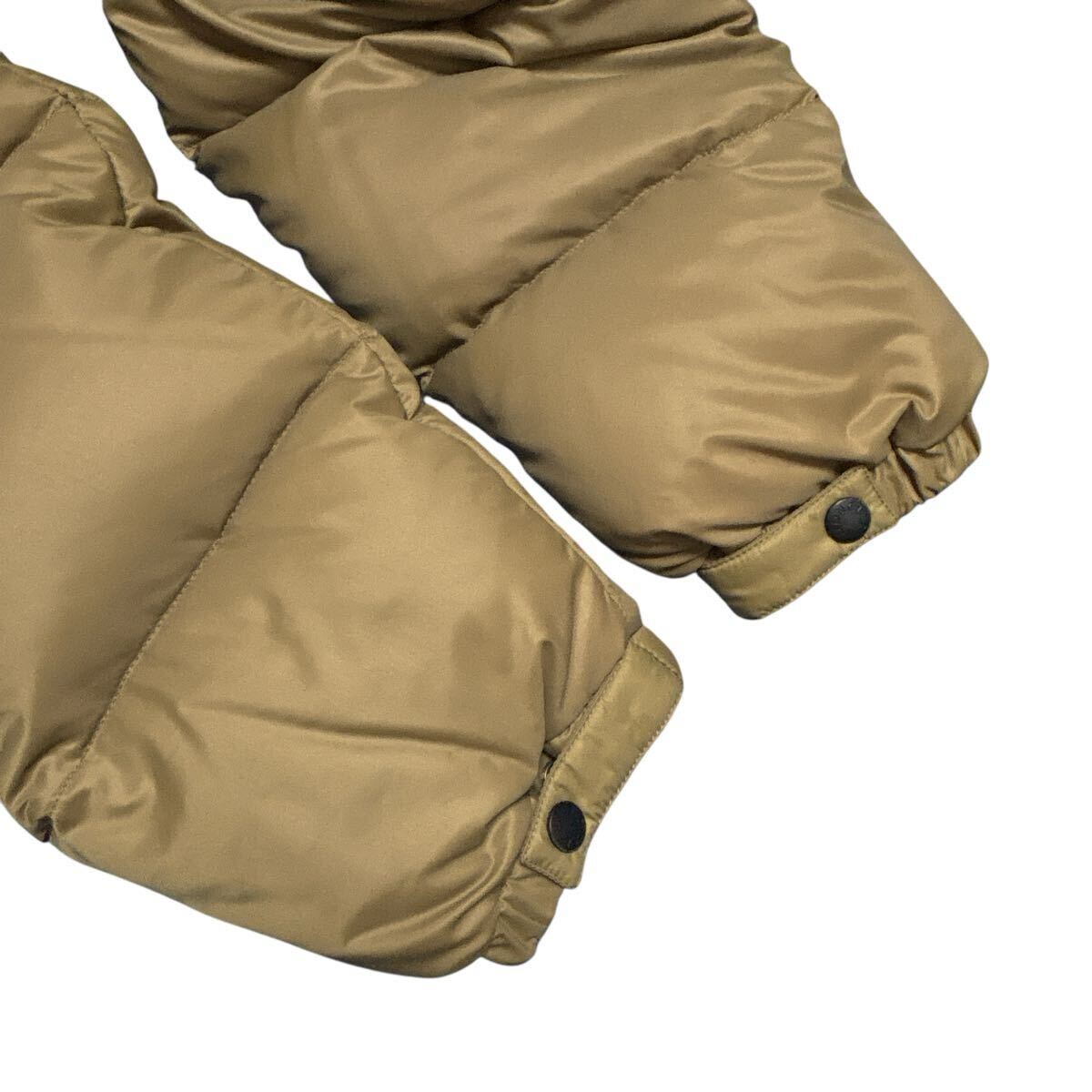 【極美品名作極暖!!!】MONCLER モンクレール ダウン ジャケット バジル フード ベージュ メンズ 3サイズ 着用感XLサイズ ヘビーグース_画像6