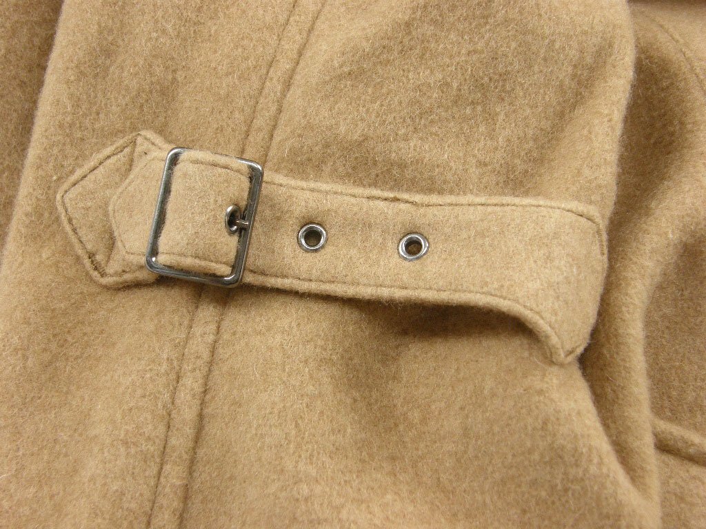 新品 INTERMEZZO 【軽量 ソフト メルトン 秋冬】 キャメル コート 2L 定価6万3800円 ★320086 インターメッツォ_画像9