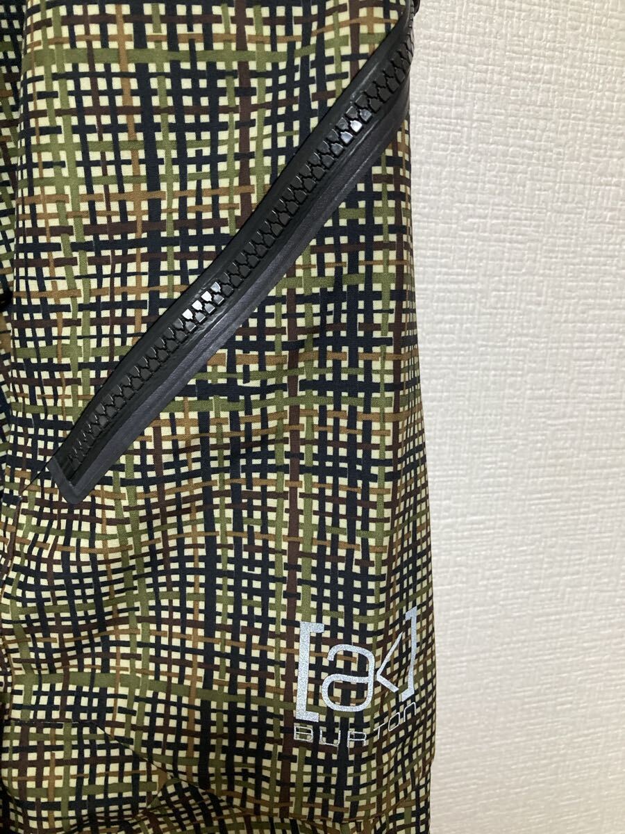 超美品 メンズ M BURTON AK CYCLIC PANT スノボパンツ GORETEX ゴアテックス サイクリックパンツ バートン チェックデザイン_画像3