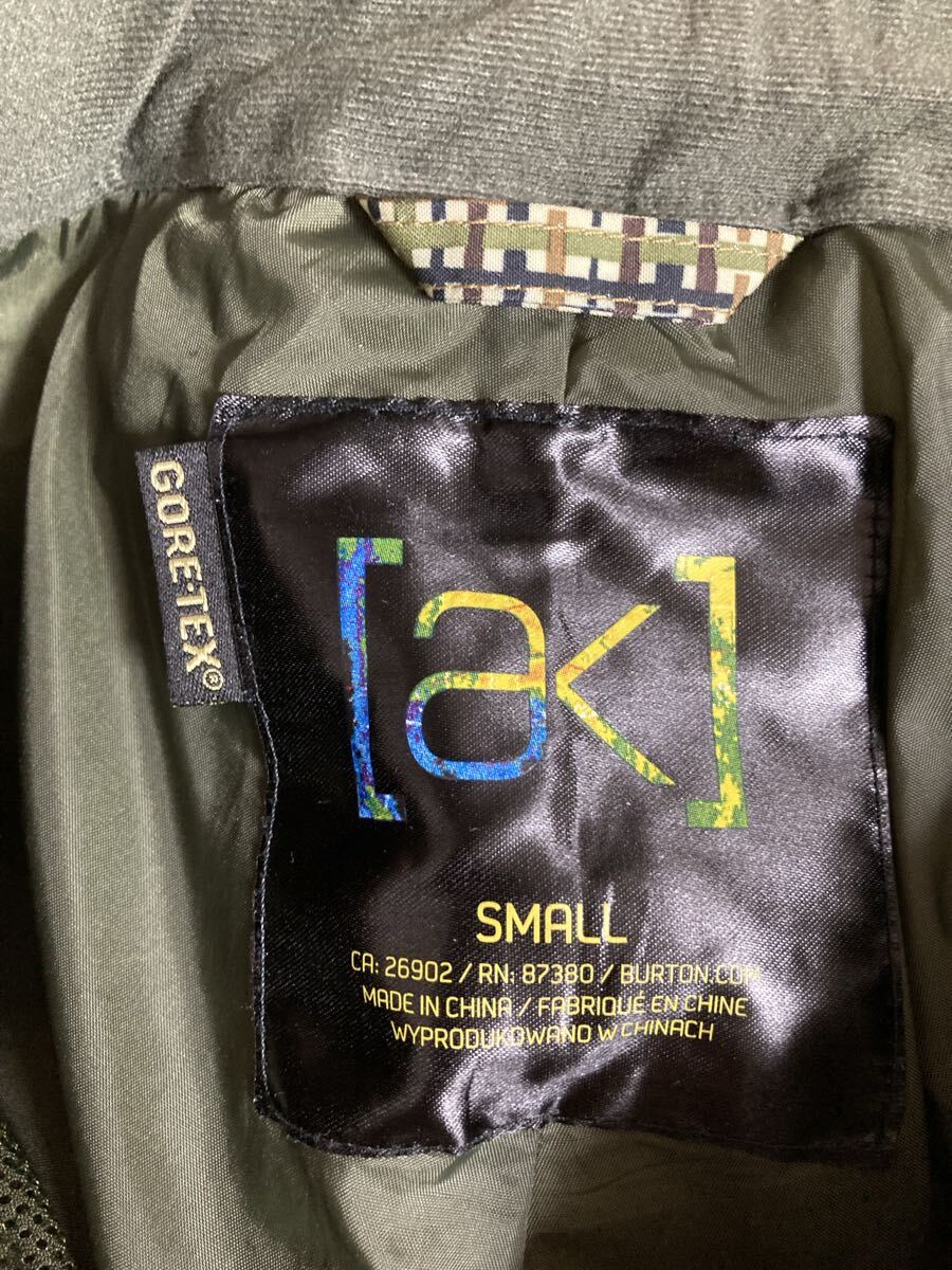 超美品 メンズ M BURTON AK CYCLIC PANT スノボパンツ GORETEX ゴアテックス サイクリックパンツ バートン チェックデザイン_画像9