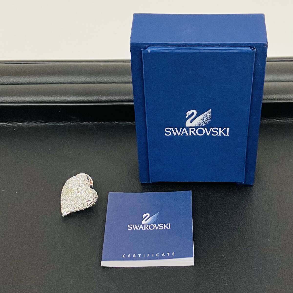 SWAROVSKI Swarovski колье булавка брошь очарование серьги . суммировать 4 позиций комплект [1202-D]