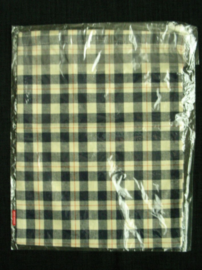 未使用 ミキハウス 2点〔ダブルBくんB子ちゃん トートバッグ〕〔ギンガム紐付き布袋〕◆MIKI HOUSE_画像8