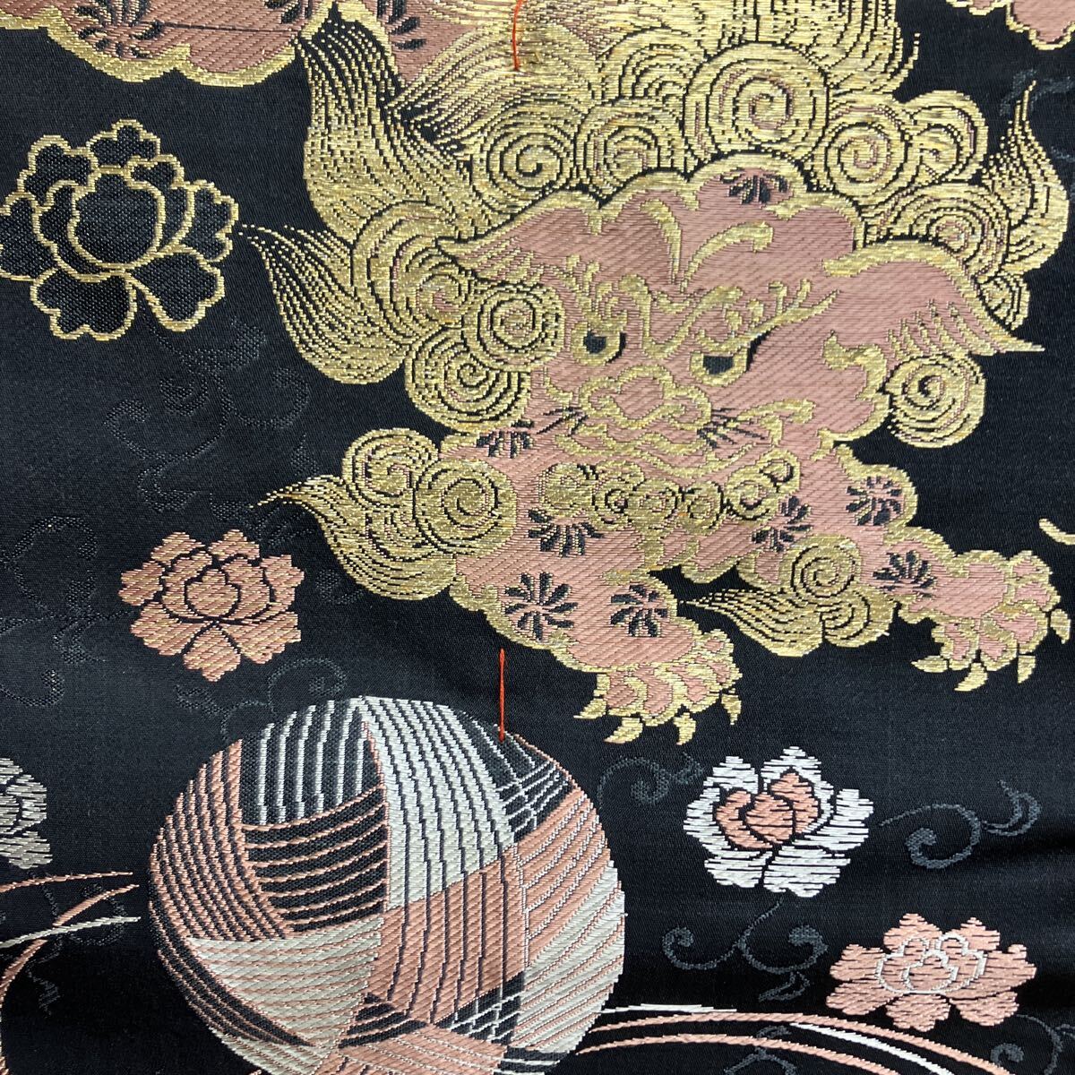 一右衛門No2701 アンティーク アンティーク帯 大正ロマン 昭和レトロ 名古屋帯 刺繍 正絹着物 大量まとめ売り大処分_画像4