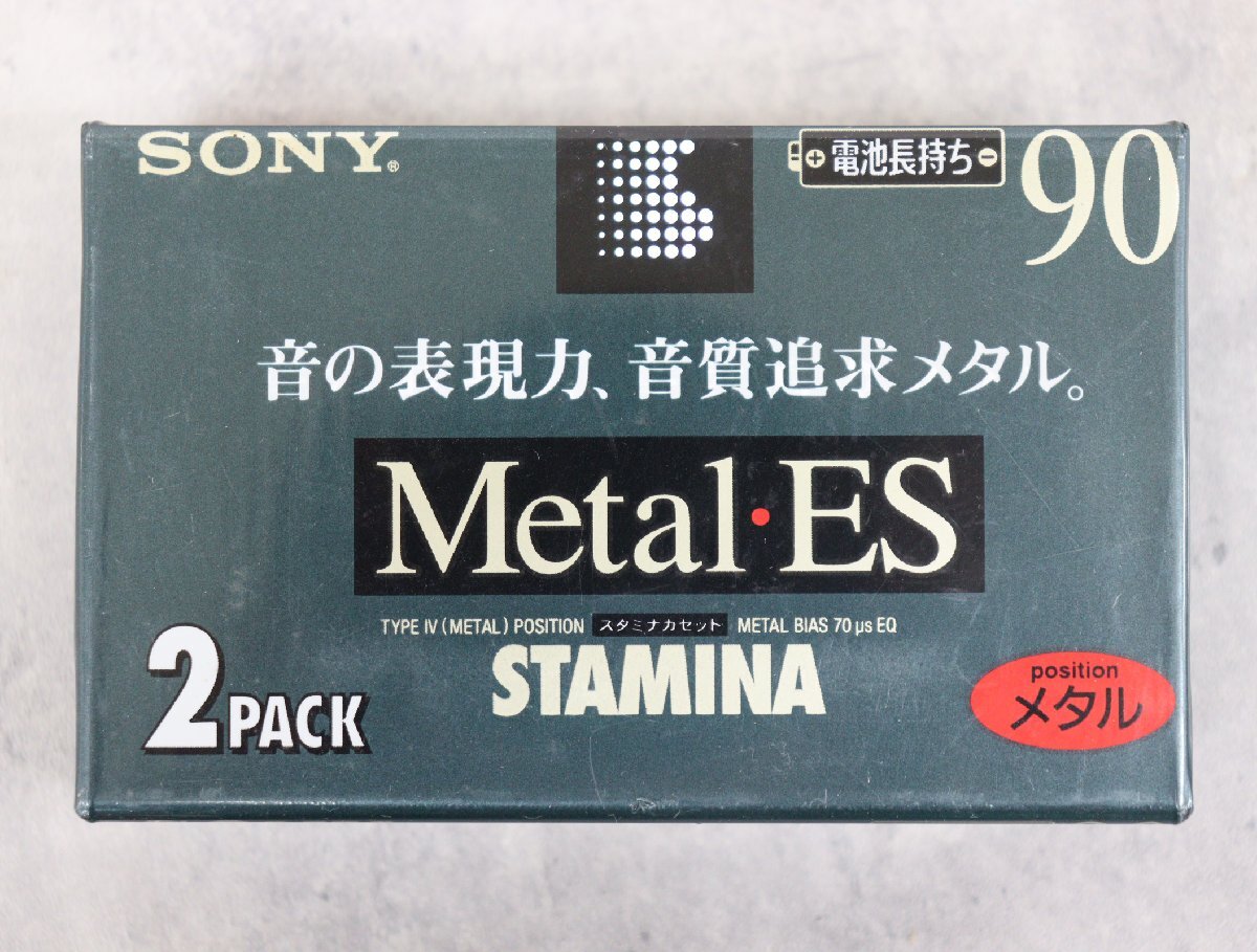 [ line .]* не использовался * SONY Sony Metal ES STAMINA metal позиция кассетная лента 90 минут 2PACK×3 пункт . суммировать AS211ABC90