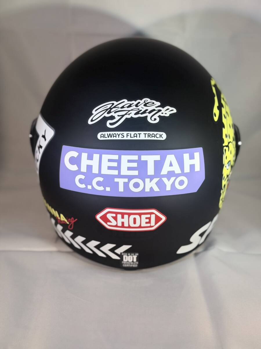 [ не использовался / текущее состояние ]SHOEI Shoei грамм крахмал -ta-TC-5 черный | желтый full-face шлем L размер 