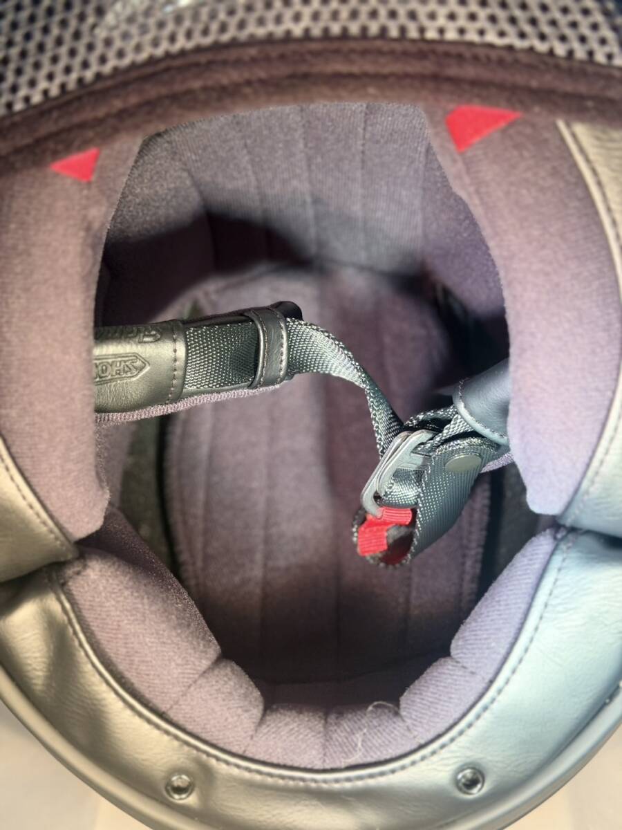 [ не использовался / текущее состояние ]SHOEI Shoei грамм крахмал -ta-TC-5 черный | желтый full-face шлем L размер 