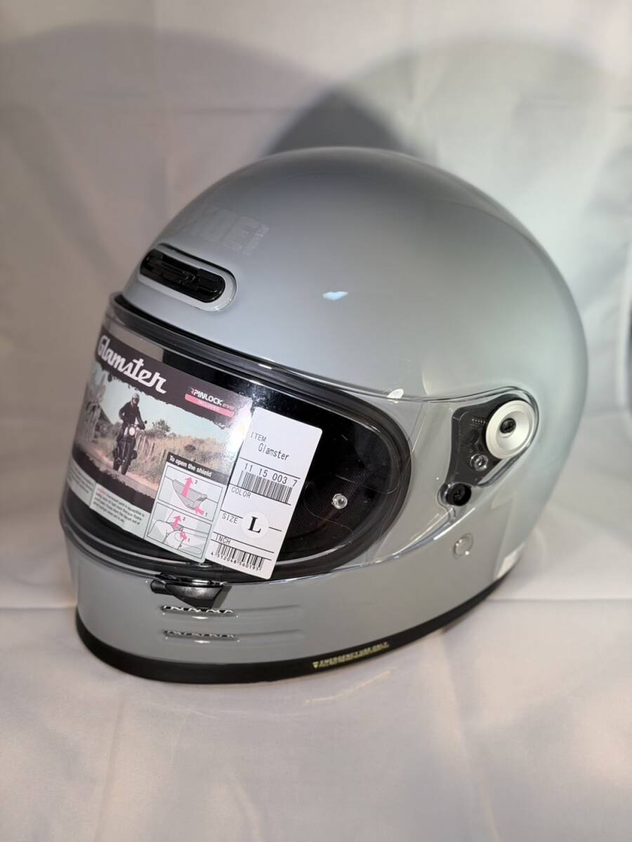 [ не использовался / текущее состояние ]SHOEI Shoei грамм Star ba обезьяна to серый full-face шлем L размер 