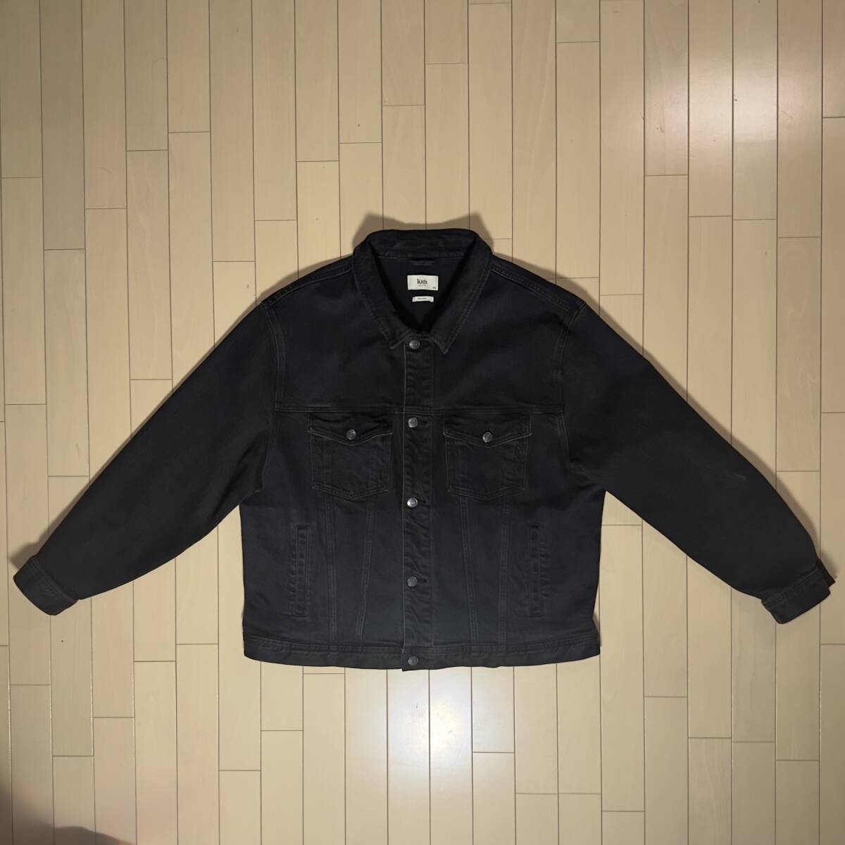 KITH（キス）Denim Jacket（デニムジャケット）ブラック　XXL_画像2