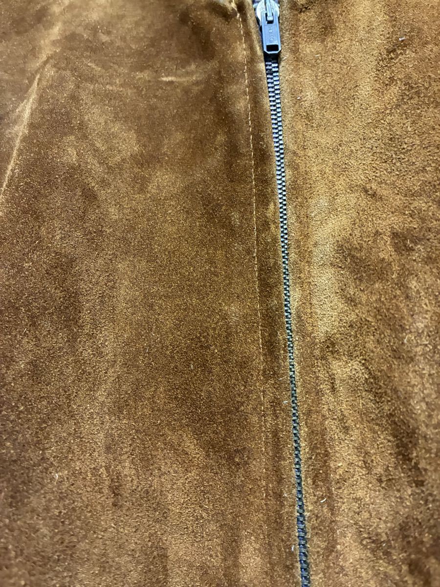 Schott N.Y.C スウェードレザーブルゾン USA製 サイズ40 '80〜'90s_画像2