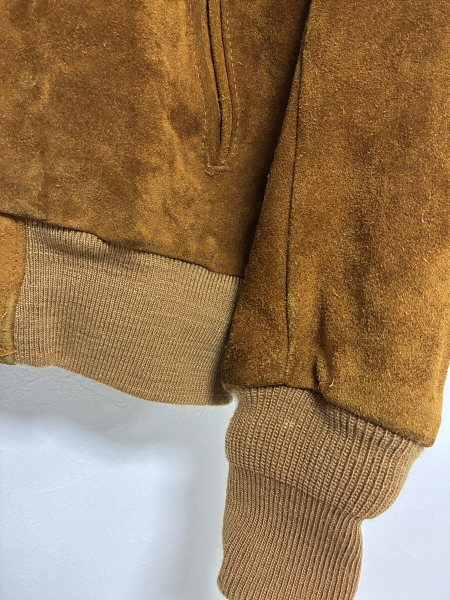 Schott N.Y.C スウェードレザーブルゾン USA製 サイズ40 '80〜'90s_画像7