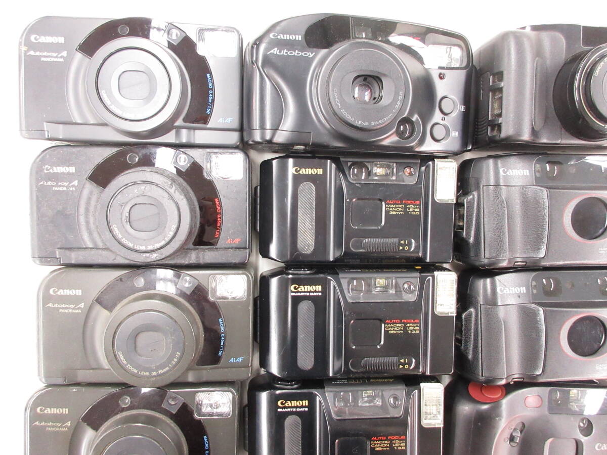 (6423N)ジャンク Canon Autoboy Autoboy A Autoboy A XL Autoboy TELE6 DATE Autoboy Prisma DATE等キヤノン まとめてセット 15台 _画像2