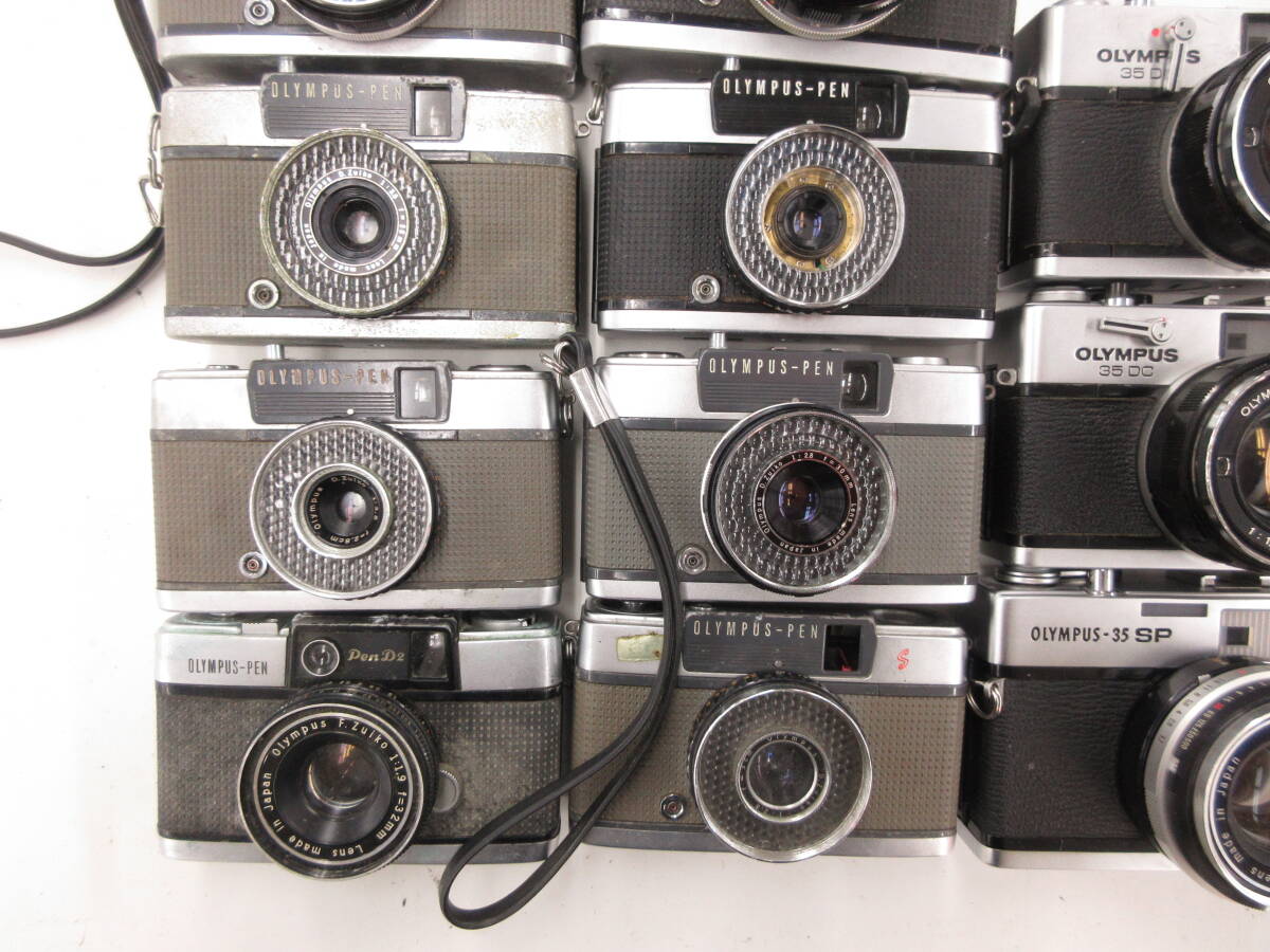 (6425N)ジャンク OLYMPUS PEN-EE EE-2 EE-3 EES-2 35DC 35 SP TRIP 35 PEN-D オリンパス まとめてセット 13台 _画像3