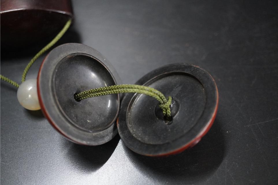 D5823-1 времена кейс для печати [ Sakura кожа 3 уровень кейс для печати ] [... выгода ... голова netsuke ]. предмет 