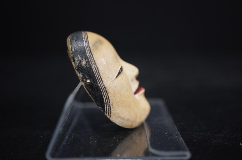 D5836 дерево гравюра . весна произведение талант поверхность маленький поверхность obi . поверхность netsuke 