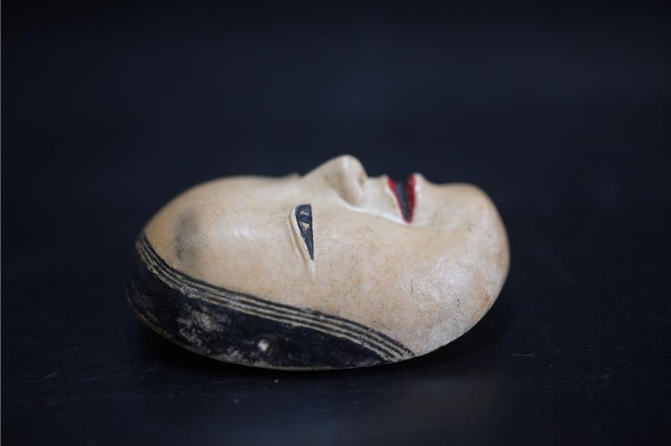 D5836 дерево гравюра . весна произведение талант поверхность маленький поверхность obi . поверхность netsuke 