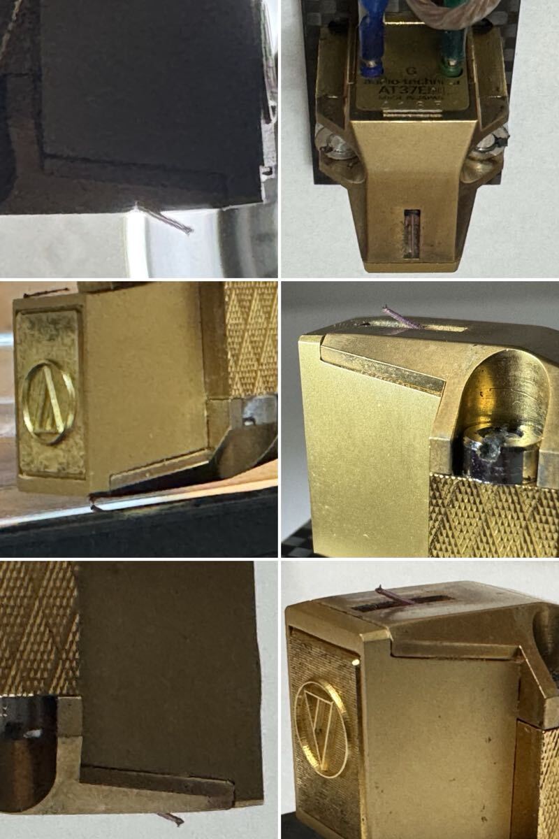 送料込みレア/オーディオテクニカルMCカートリッジAT37E/ルビーカンチレバー/再生良好/取説F特性グラフ等有りワンオーナー/現状渡しNC&NR/_画像4