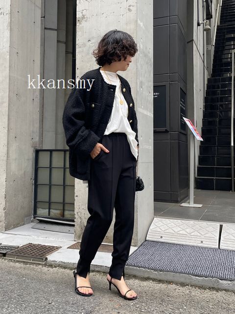 Loungedressラウンジドレス*ツイードジャケット_画像4