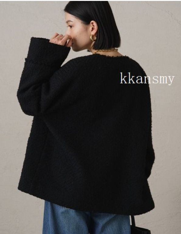 Loungedressラウンジドレス*ツイードジャケット_画像6