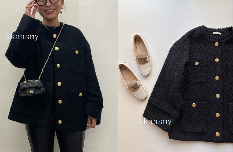 Loungedressラウンジドレス*ツイードジャケット_画像1