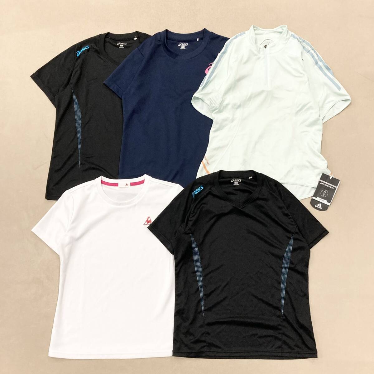 ★ スポーツブランド 29点 まとめ NIKE adidas asics Reebok Tシャツ トップス ボトムス ジャージ サイズMIX レディース 卸 現状品 5.68kg_画像3