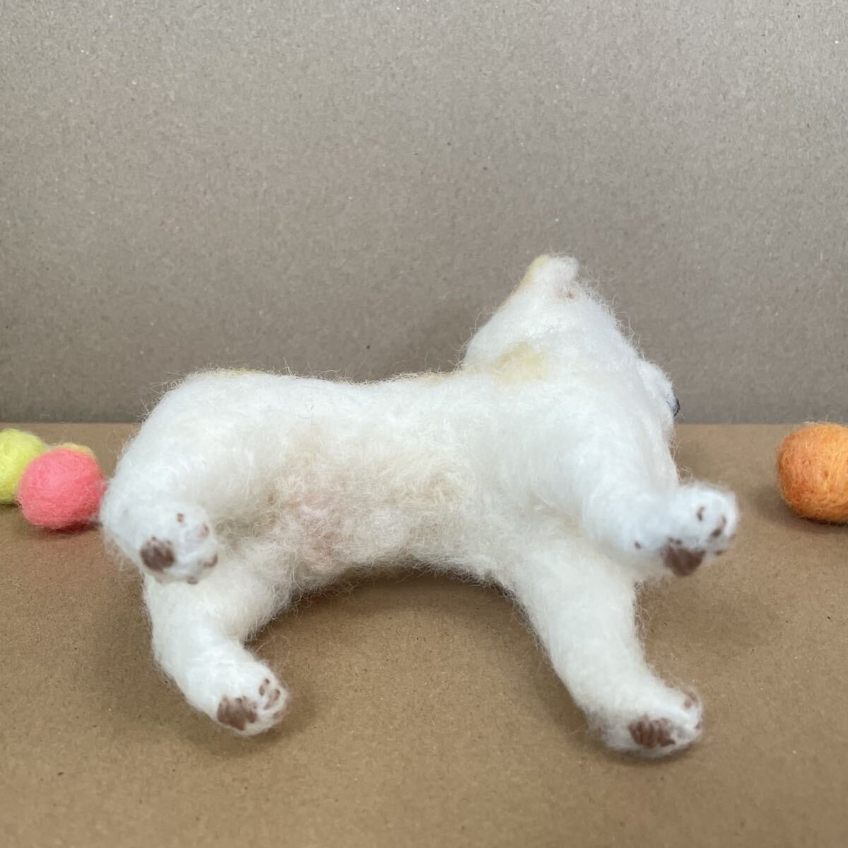 617チワワロングコート・羊毛フェルト_画像4