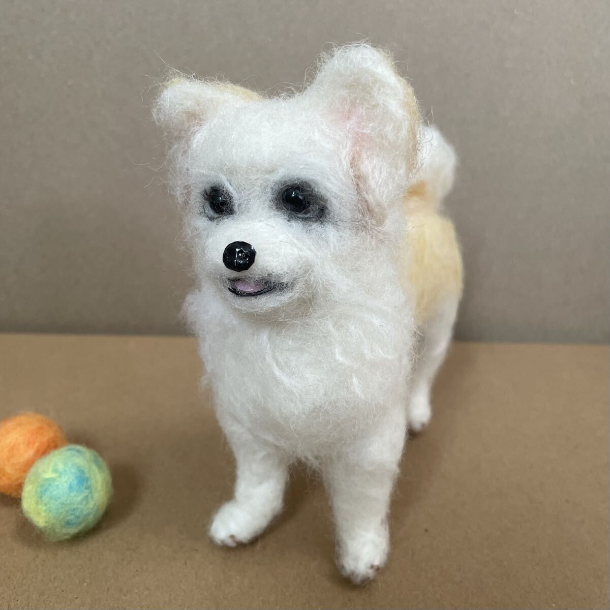 617チワワロングコート・羊毛フェルト_画像7