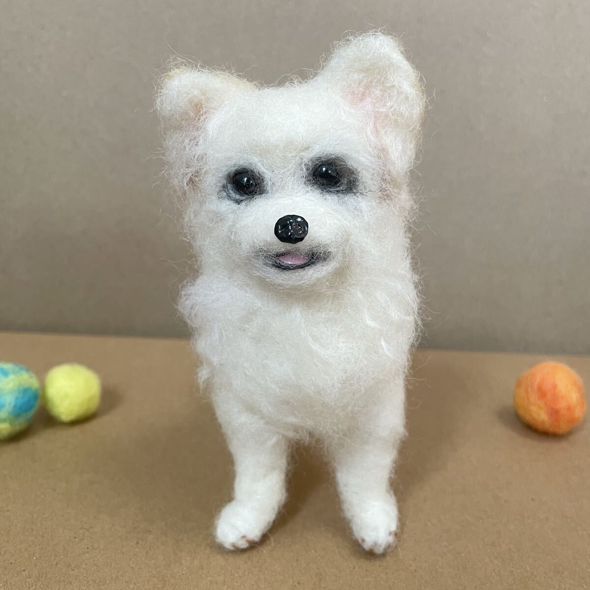 617チワワロングコート・羊毛フェルト_画像8