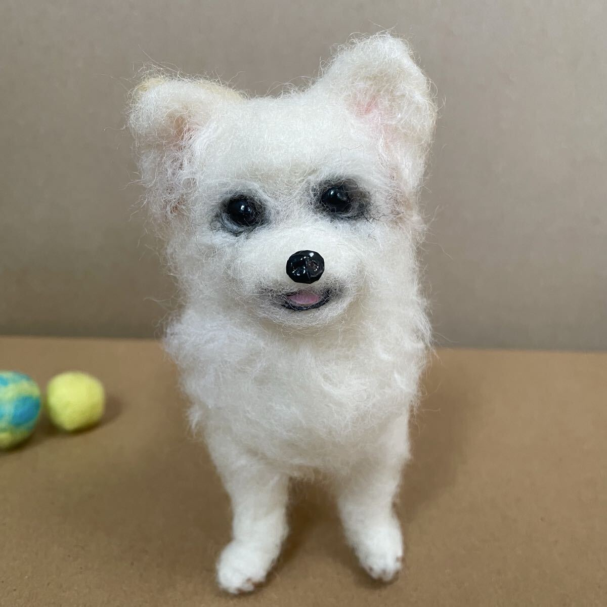 617チワワロングコート・羊毛フェルト_画像9