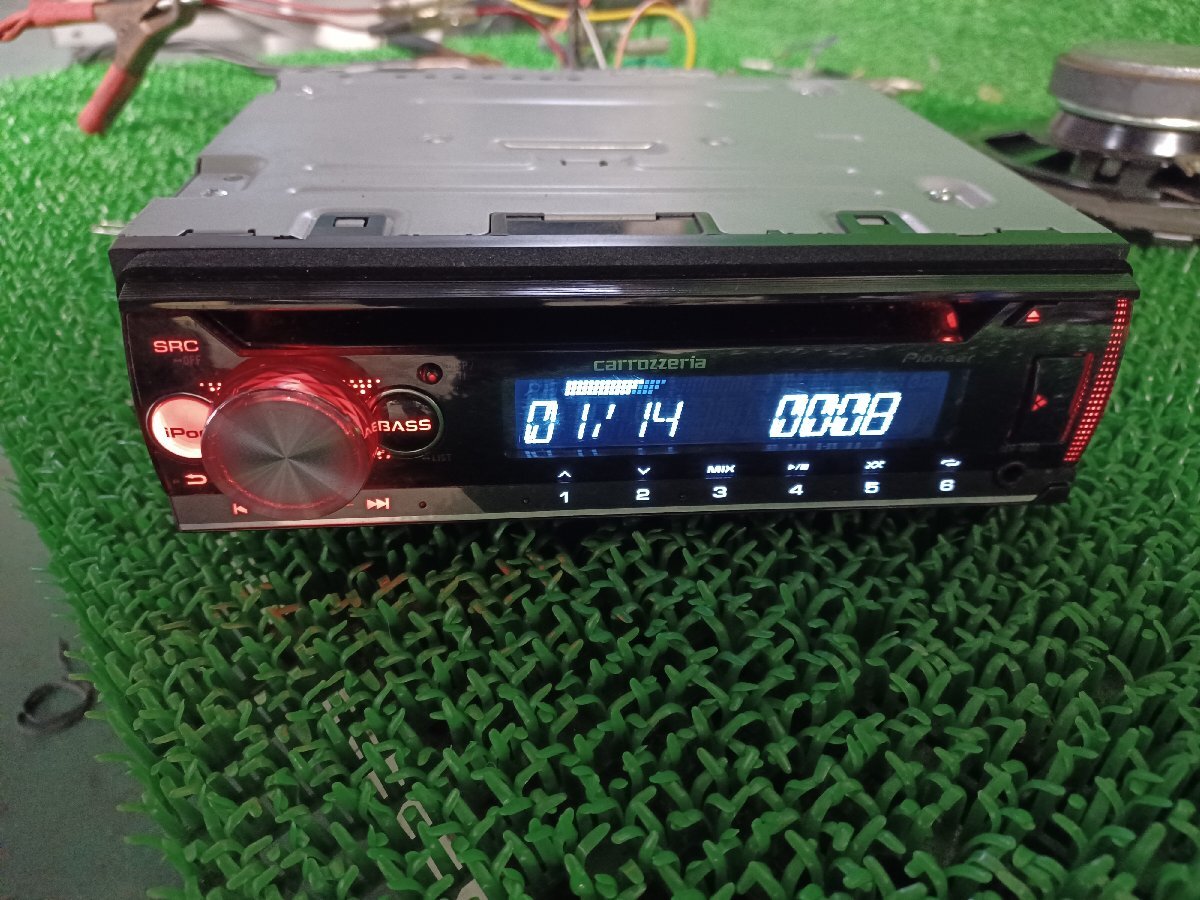 338801*carrozzeria/ Carozzeria [DEH-4500]USB CD панель аудио * передний AUX* работа OK