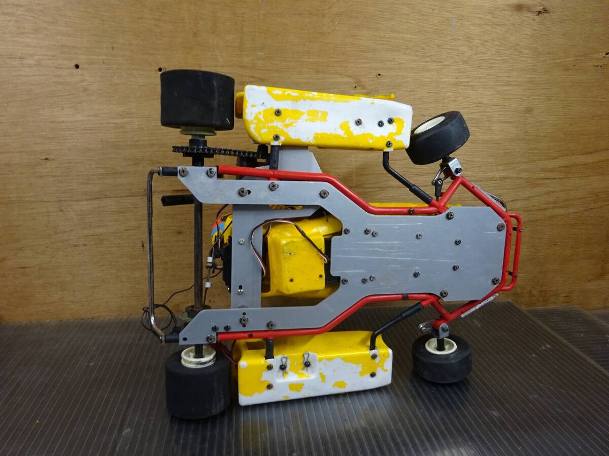 （Nz125977）KYOSHO / 京商 レーシングカート 10 1/4 エンジン ラジコン 当時物！ジャンク！_画像5