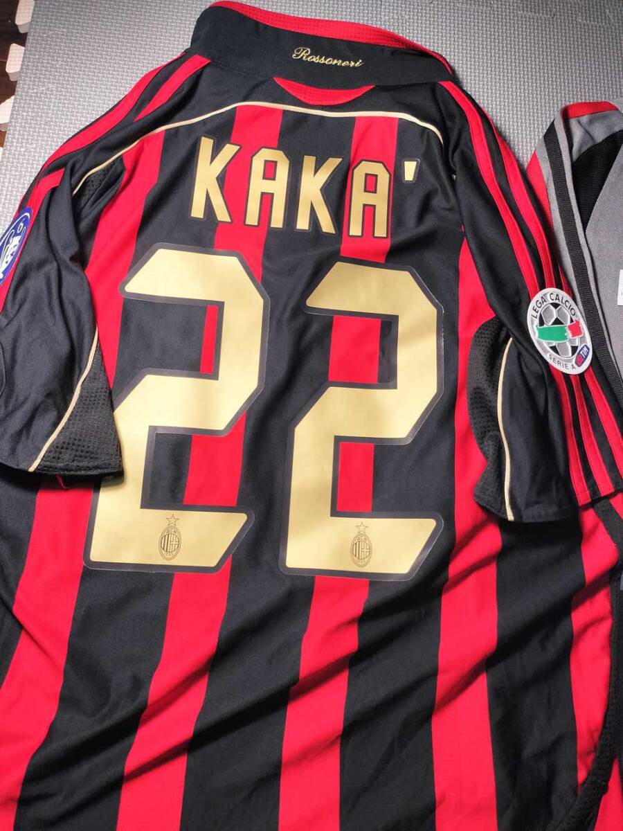 正規品 カカ　２２　M AC ミラン 06 07 ホーム 03 04 サード　ユニフォーム　セリエA　ブラジル　イタリア_画像5