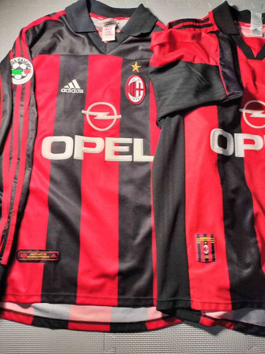 正規品 シフチェンコ　７ セット　選手　L　１９９８　１９９９半袖　と　２０００　２００１　長袖　ユニフォーム　セリエA　　イタリア_画像10