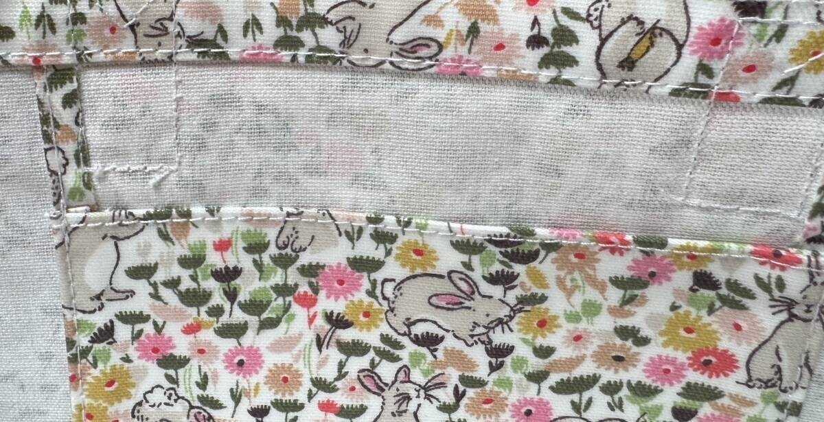 キャスキッドソン　肩がけバッグ　トートバッグ　エコバッグ　ウサギ柄　アニマル柄_画像2